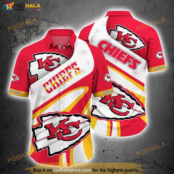 Nfl Kansas City Chiefs Logo Hawaiian Shirt