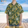 Oakland A’s Hawaiian Shirt Tropical Flower Pattern