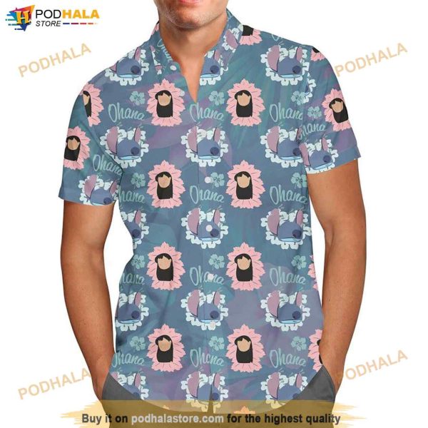 Ohana Lili And Stitch Disney Funny Hawaiian Shirt