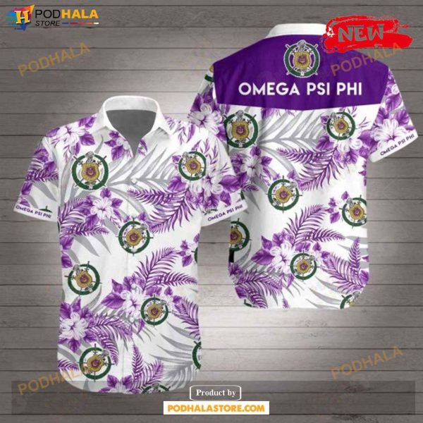 Omega Psi Phi Tropical Summer Hawaiian Shirt