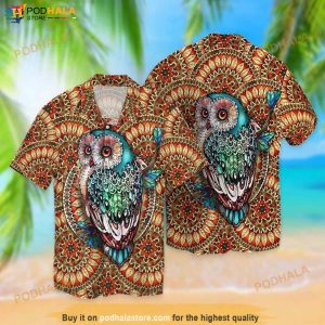 Owl Love Funny Hawaiian Shirt