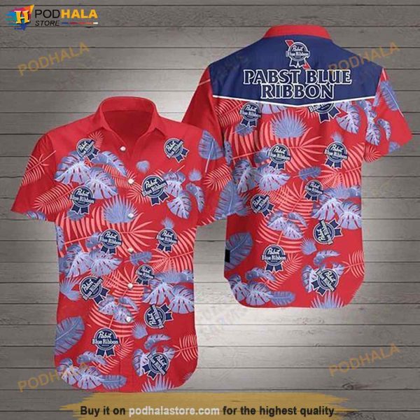 Pabst Blue Ribbon Iv Funny Hawaiian Shirt