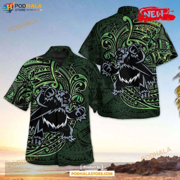 Pangoro Polynesian Design Hawaiian Shirt