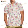 Peachy Floral Minnie Ears Disney Funny Hawaiian Shirt