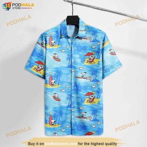 Peanut Beagle On The Beach Funny Hawaiian Shirt