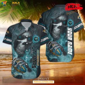 Personalized Jacksonville Jaguars NFL All Over Print Personalized Hawaiian Shirt