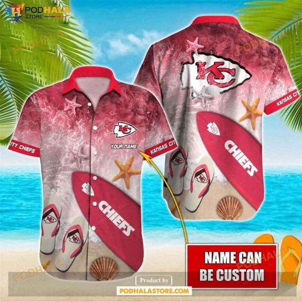 Personalized Kansas City Chiefs NFL Hawaiian Shirt 3D