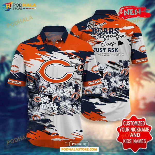 Personalized NFL Chicago Bears Hot Summer Collection Hawaiian Shirt