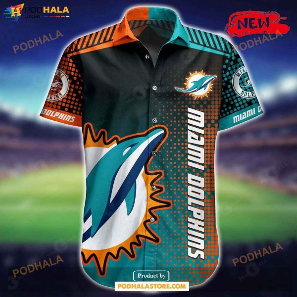 Personalized NFL Miami Dolphins Hot Summer Collection For Fan Hawaiian Shirt