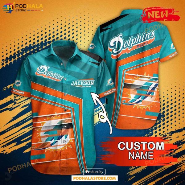 Personalized NFL Name Miami Dolphins For This Summer Hot Hawaiian Shirt