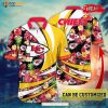 Personalized Name Kansas City Chiefs NFL Flower Pineapple Summer Football Hawaiian Shirt