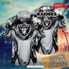 Personalized Name Las Vegas Raiders NFL Luxury Flower Summer Football Hawaiian Shirt