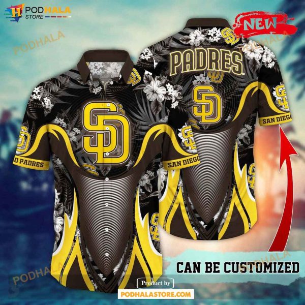 Personalized San Diego Padres MLB Flower Summer Baseball Hawaiian Shirt