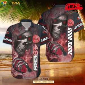 Personalized San Francisco 49ers NFL All Over Print Personalized Hawaiian Shirts For Fans