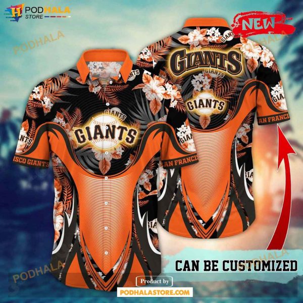 Personalized San Francisco Giants MLB Flower Summer Baseball Hawaiian Shirt