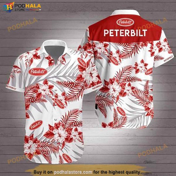 Peterbilt Tropical Funny Hawaiian Shirt