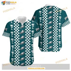 Philadelphia Eagles Coconut Trees Hawaii Shirts Summer Collections