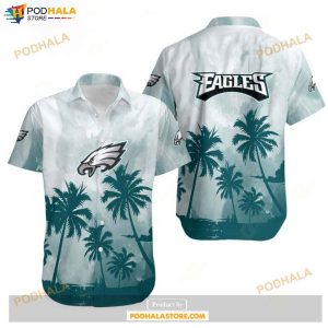 Philadelphia Eagles Coconut Trees NFL Gift For Fan Hawaiian Graphic Printed