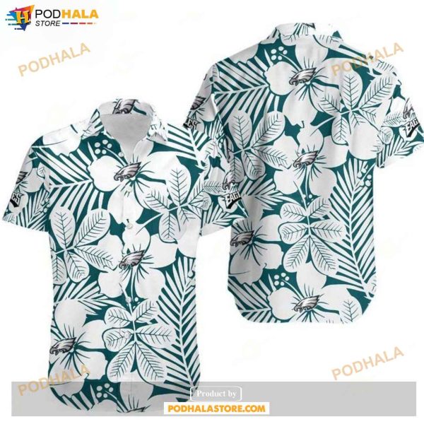 Philadelphia Eagles Flower Hawaii Shirts Summer Collection