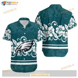 Philadelphia Eagles Hibiscus Flowers Hawaii Shirts Summer Collections