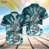 Philadelphia Eagles NFL Skateboarding Skull Collection Hawaiian Shirt