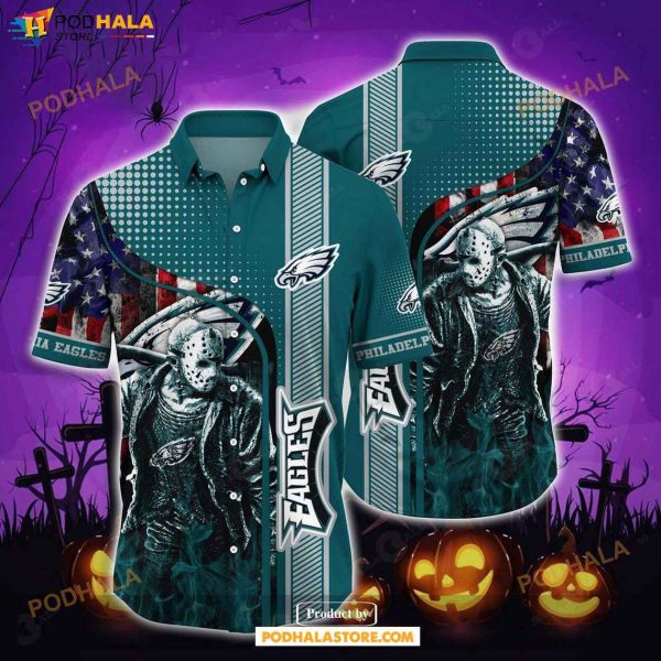 Philadelphia Eagles Trending Halloween-aloha Shirt