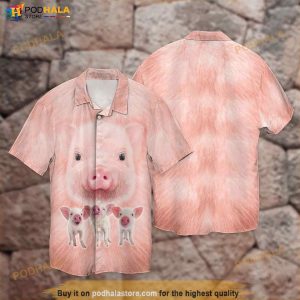 Pig Loves 2 Funny Hawaiian Shirt