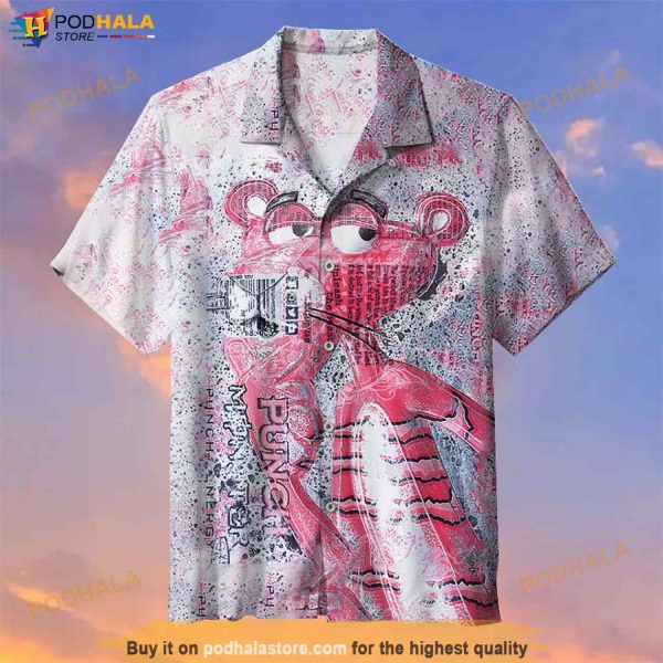 Pink Panther Fans Vintage Summer Beach Funny Hawaiian Shirt