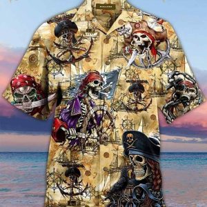 Pirates Funny Hawaiian Shirt