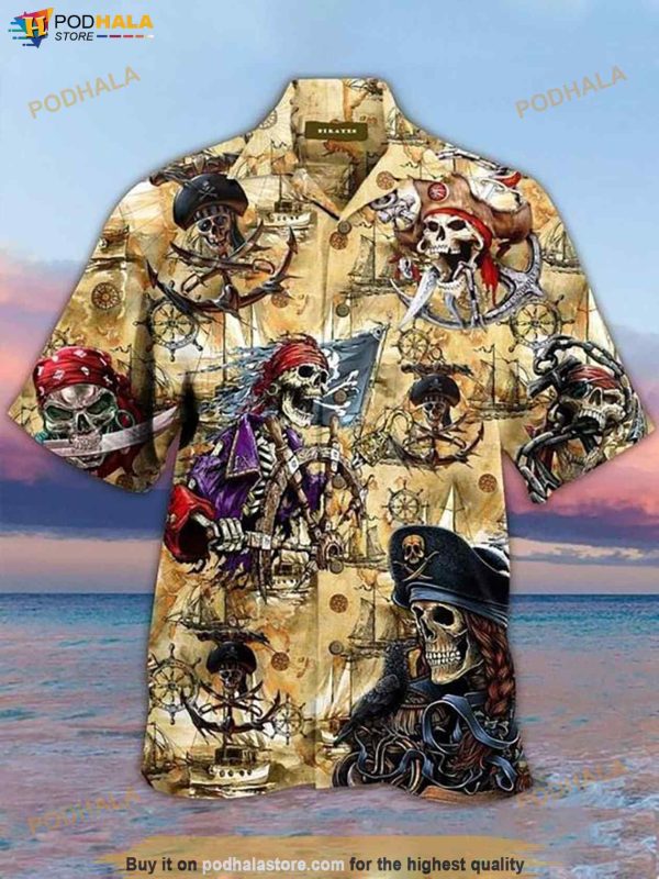 Pirates Funny Hawaiian Shirt