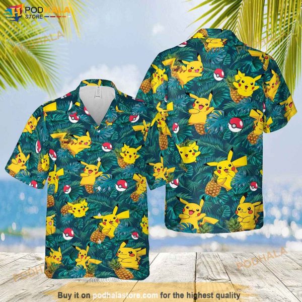 Pokemon Hawaiian Shirt