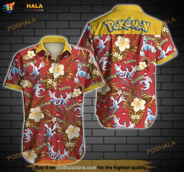 Pokemon V Funny Hawaiian Shirt