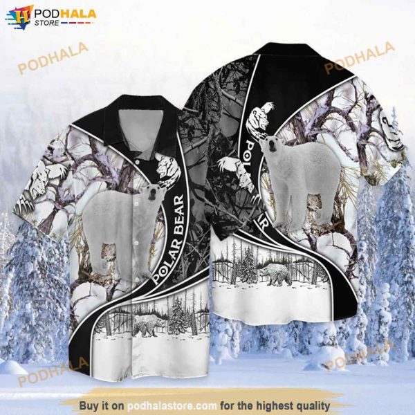 Polar Bear Funny Hawaiian Shirt