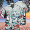 Pontoon Sailing To Christmas 3D Funny Hawaiian Shirt