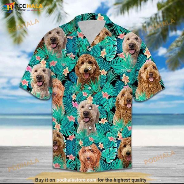 Poodle Dogs Funny Hawaiian Shirt