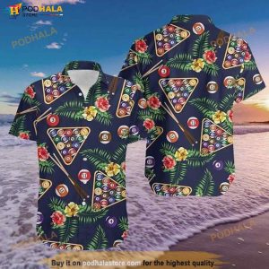 Pool Billiard Tropical Funny Hawaiian Shirt