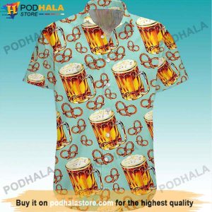 Pretzel and Beer Hawaiian Shirt