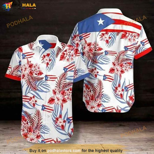 Puerto Rico Funny Hawaiian Shirt