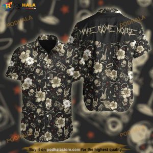 Punk Rock Make Some Noise Hawaiian Shirt