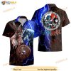 Ragnarok Wolf Viking Odin And Fenrir Battle Hawaiian Shirt