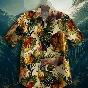 Safari Lion Hawaiian Shirt