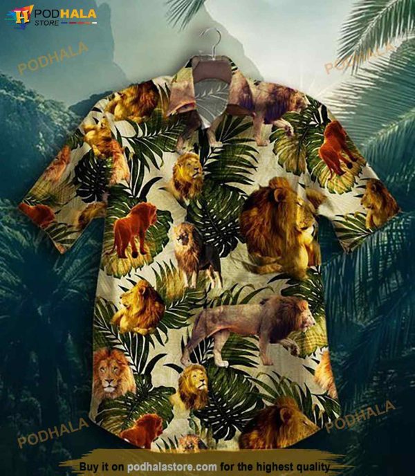 Safari Lion Hawaiian Shirt