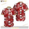 San Francisco 49ers Coconut Leaves And Skulls Hawaii Shirts