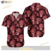 San Francisco 49ers Mystery Skull And Flower Hawaii Shirts