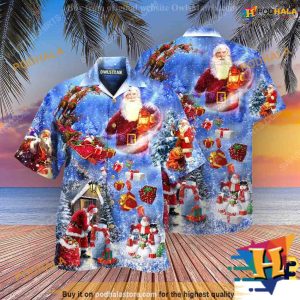 Santa Claus’s Town Visit Hawaiian Shirt