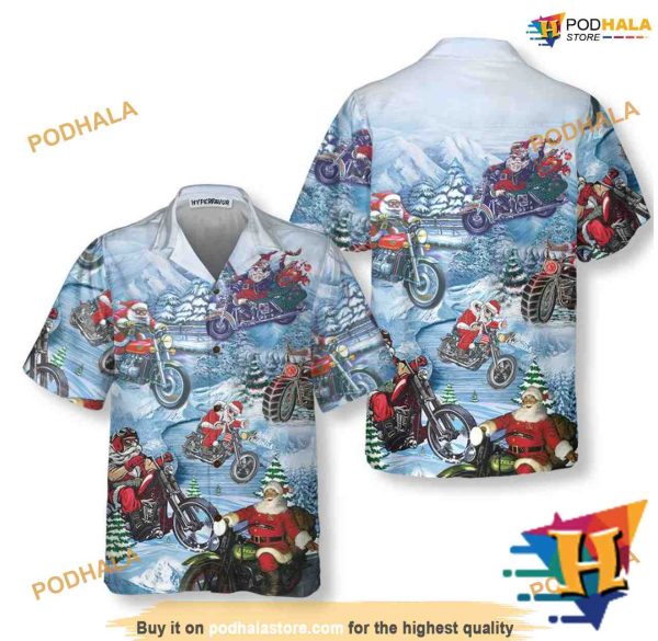 Santa’s Drive Christmas Hawaiian Shirt