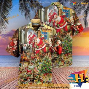 Santa’s Workshop Hawaiian Shirt