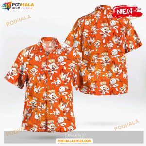 Scorbunny Pattern Summer Design Hawaiian Shirt