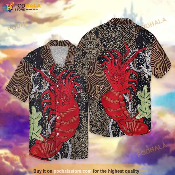 Sea Shrimp Hawaiian Shirt