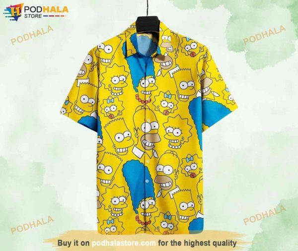 Simpson Summer Hawaiian Shirt 3D Summer Vacation Gift